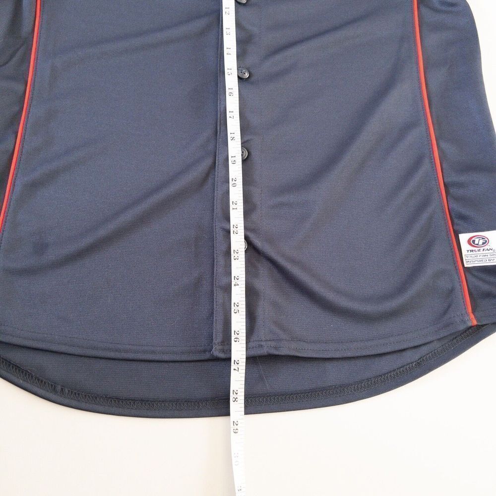 True Fans Stitched Cleveland Indians Jersey Mens Large - Picture 5 of 7